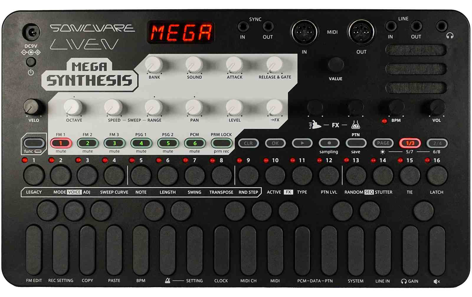 Sonicware LIVEN Mega Synthesis