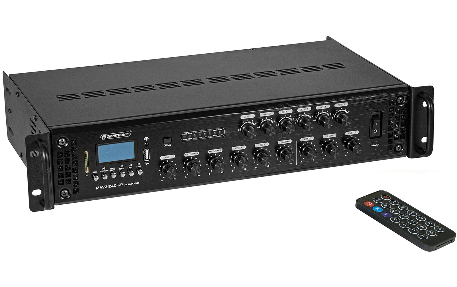 Omnitronic MAVZ-240.6P ELA-Mischverstärker