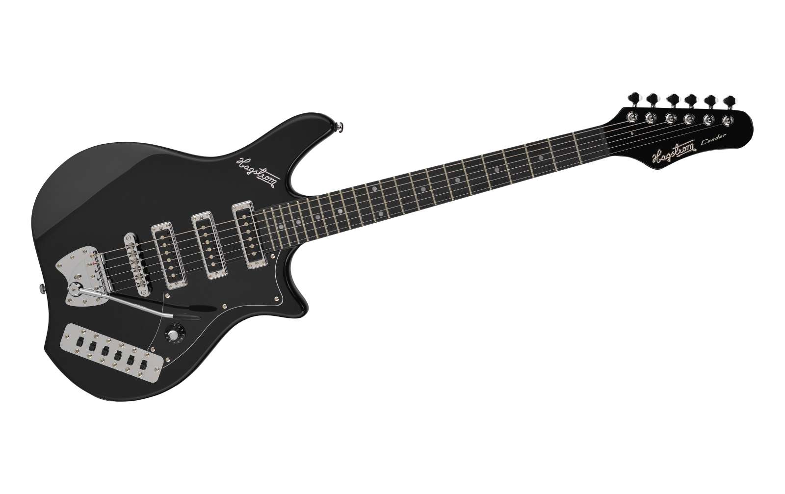 Hagstrom Retroscape Condor Tremar - Black Gloss.