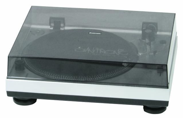 Omnitronic BD-1350 Plattenspieler silber