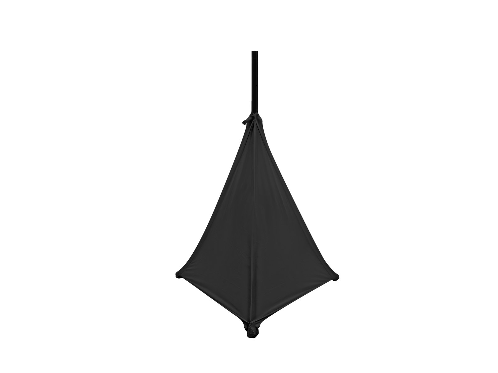 Eurolite Set Spiegelkugel 30cm schwarz mit Stativ und Segel schwarz