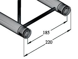 Alutruss Decolock DQ2-4000 2-Punkt-Traverse