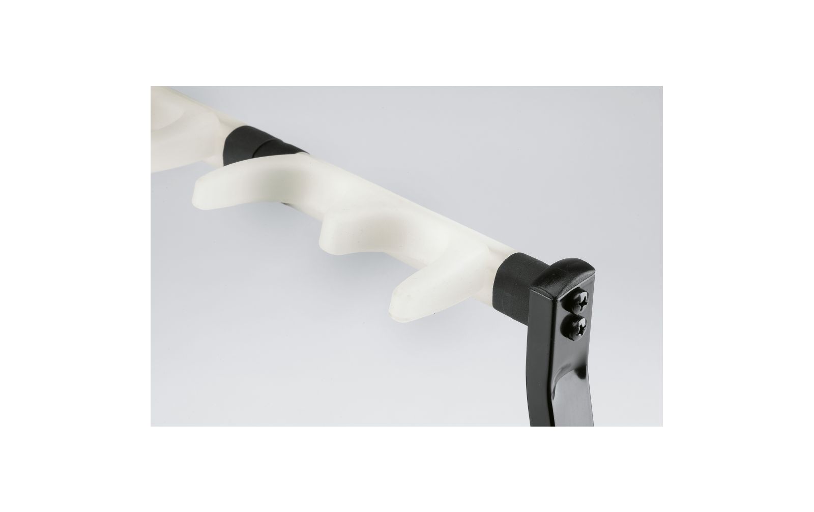 K&M 17515 5-fach Gitarrenständer Guardian 5, schwarz mit transluzenten Elementen