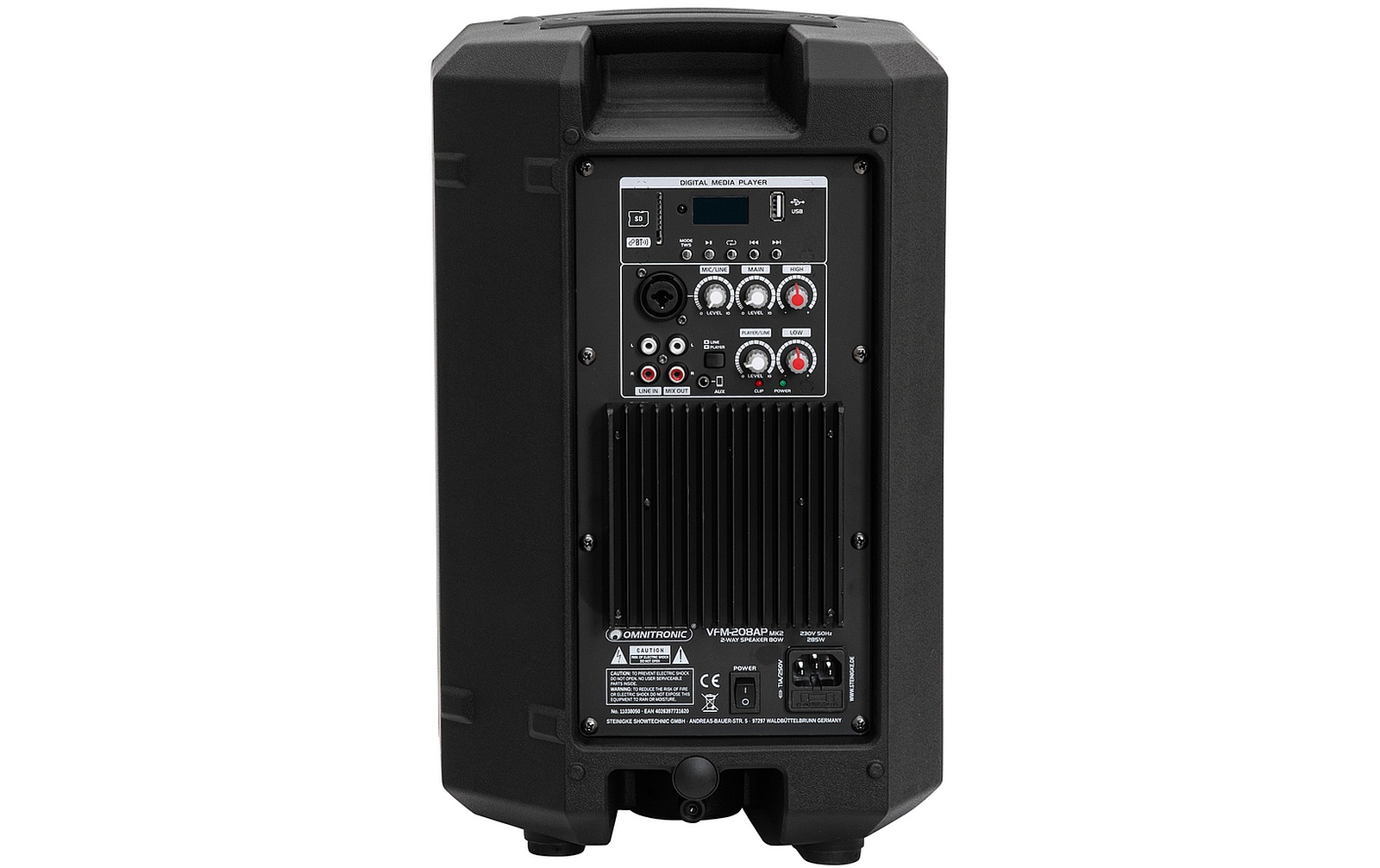 Omnitronic VFM-208AP MK2 2-Wege Lautsprecher aktiv TWS
