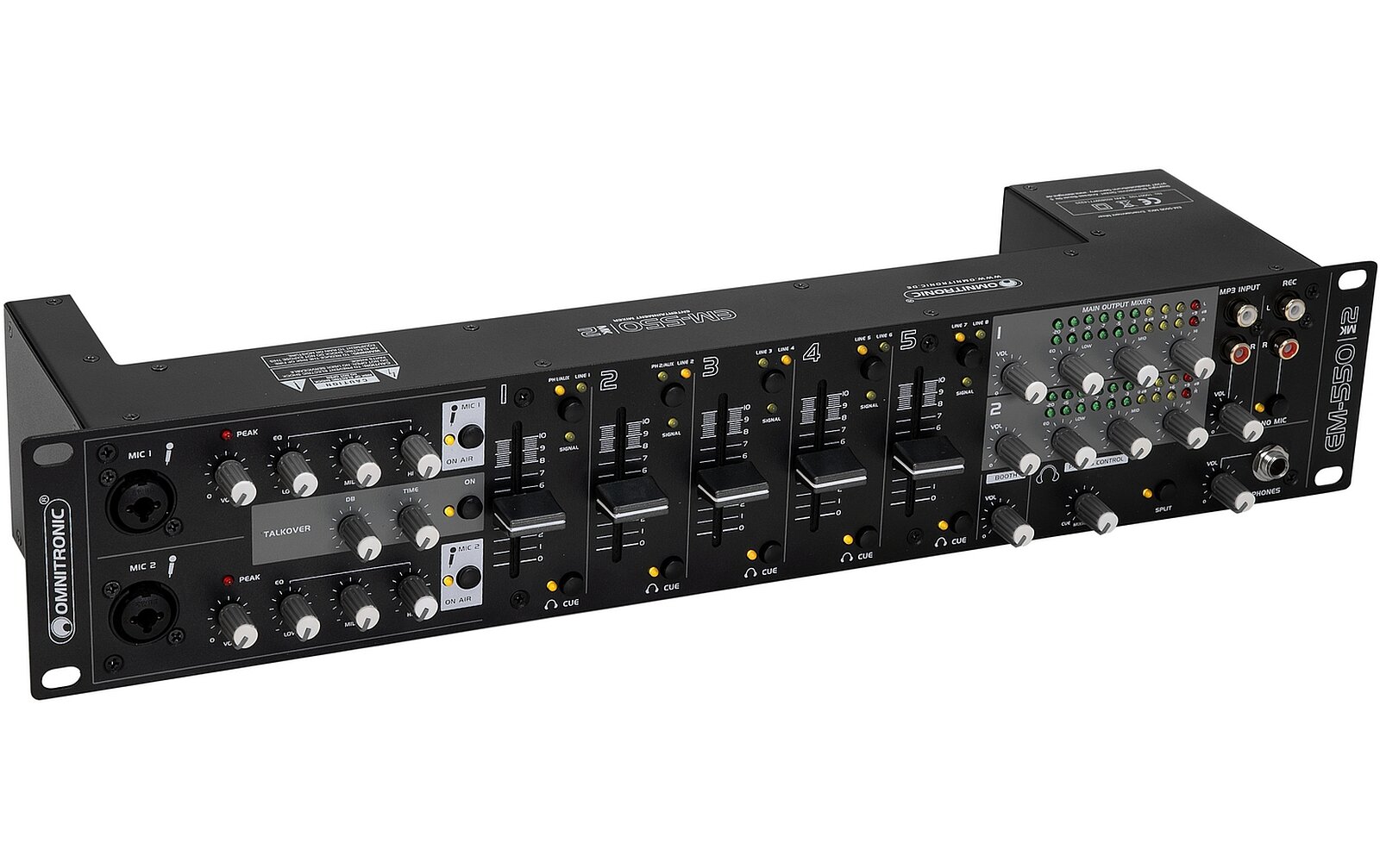Omnitronic EM-550B MK2 Entertainment-Mixer