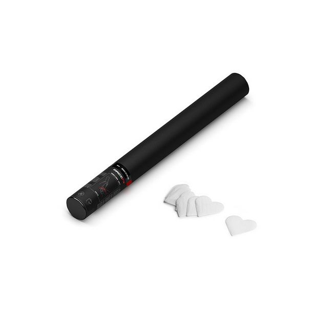 Magic FX Handheld Konfetti Kanone 50cm Hearts Weiß