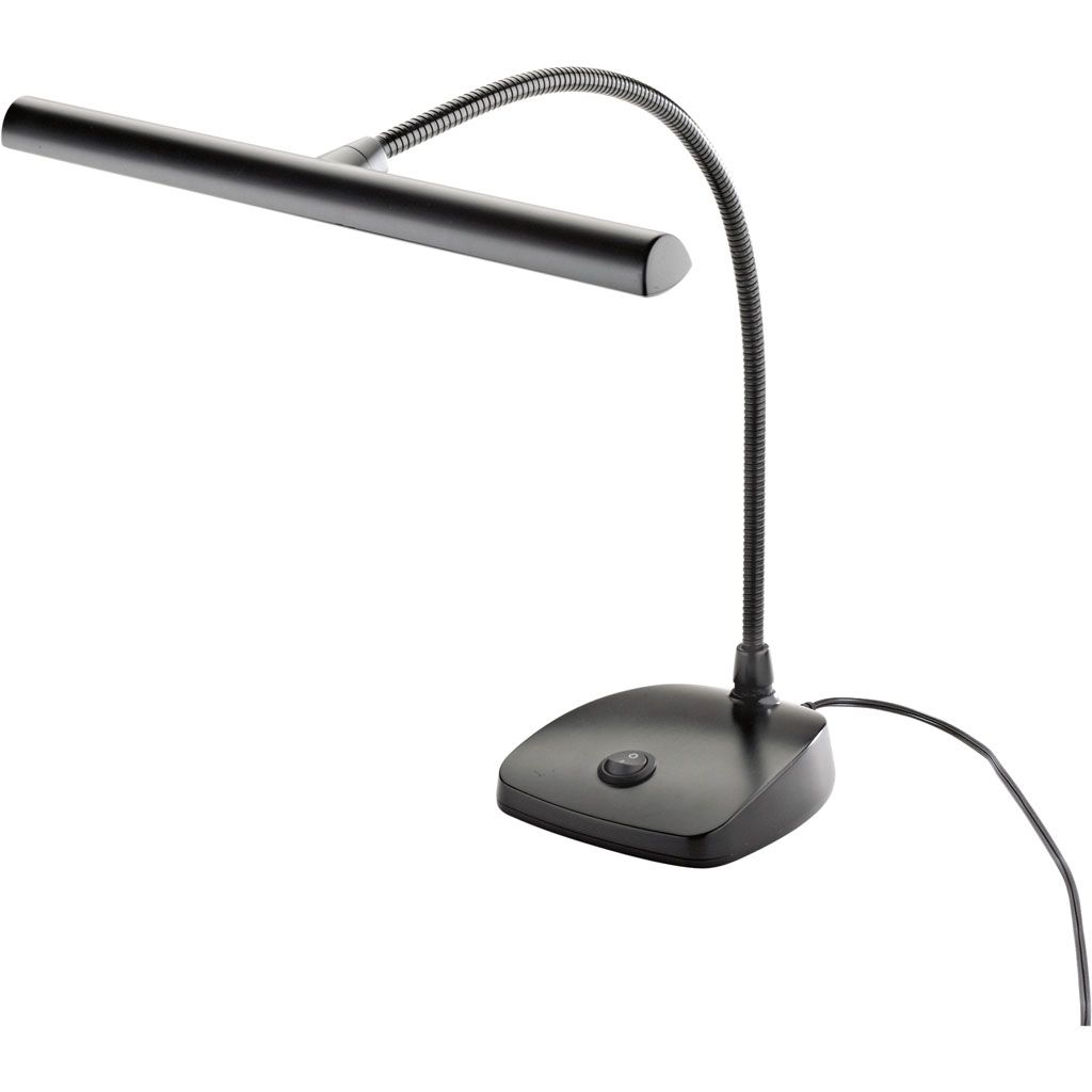 K&M 12297 LED Pianoleuchte, schwarz