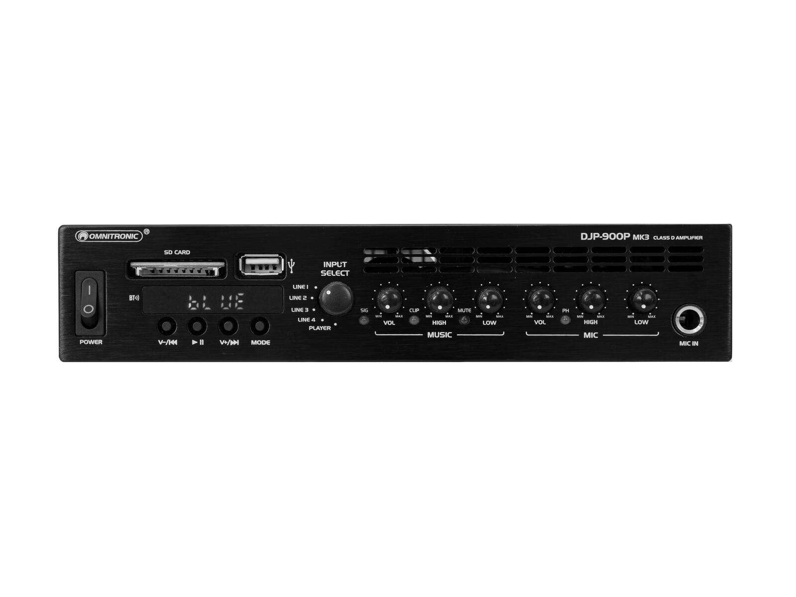 Omnitronic DJP-900P MK3 Class-D Verstärker