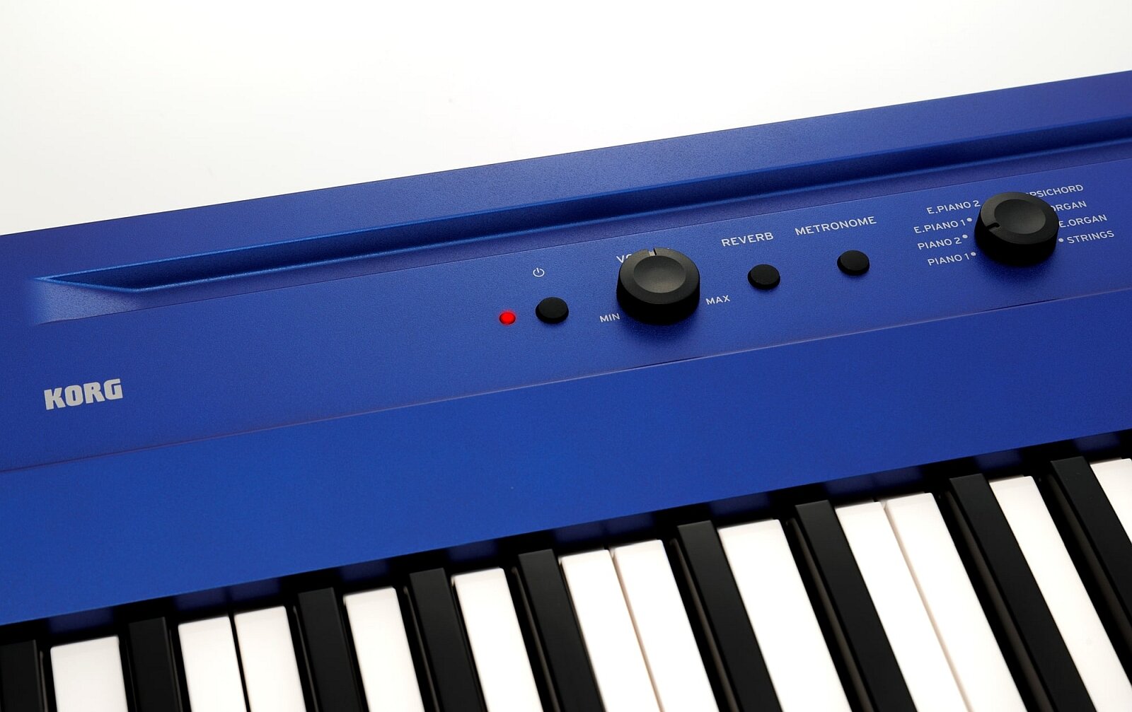 Korg Liano Digitalpiano, Metallic blau