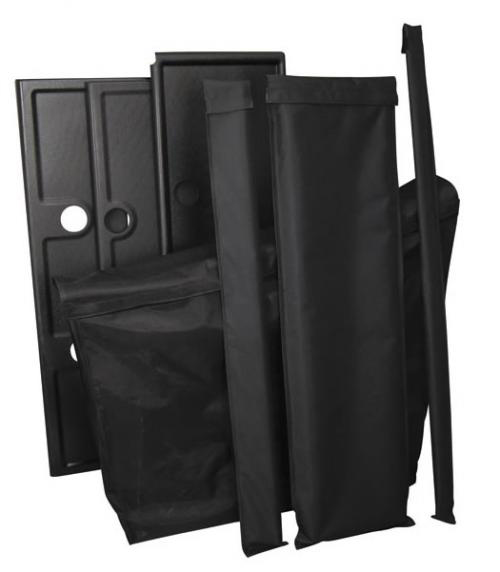LiteConsole XPRS black, mobiler DJ-Tisch