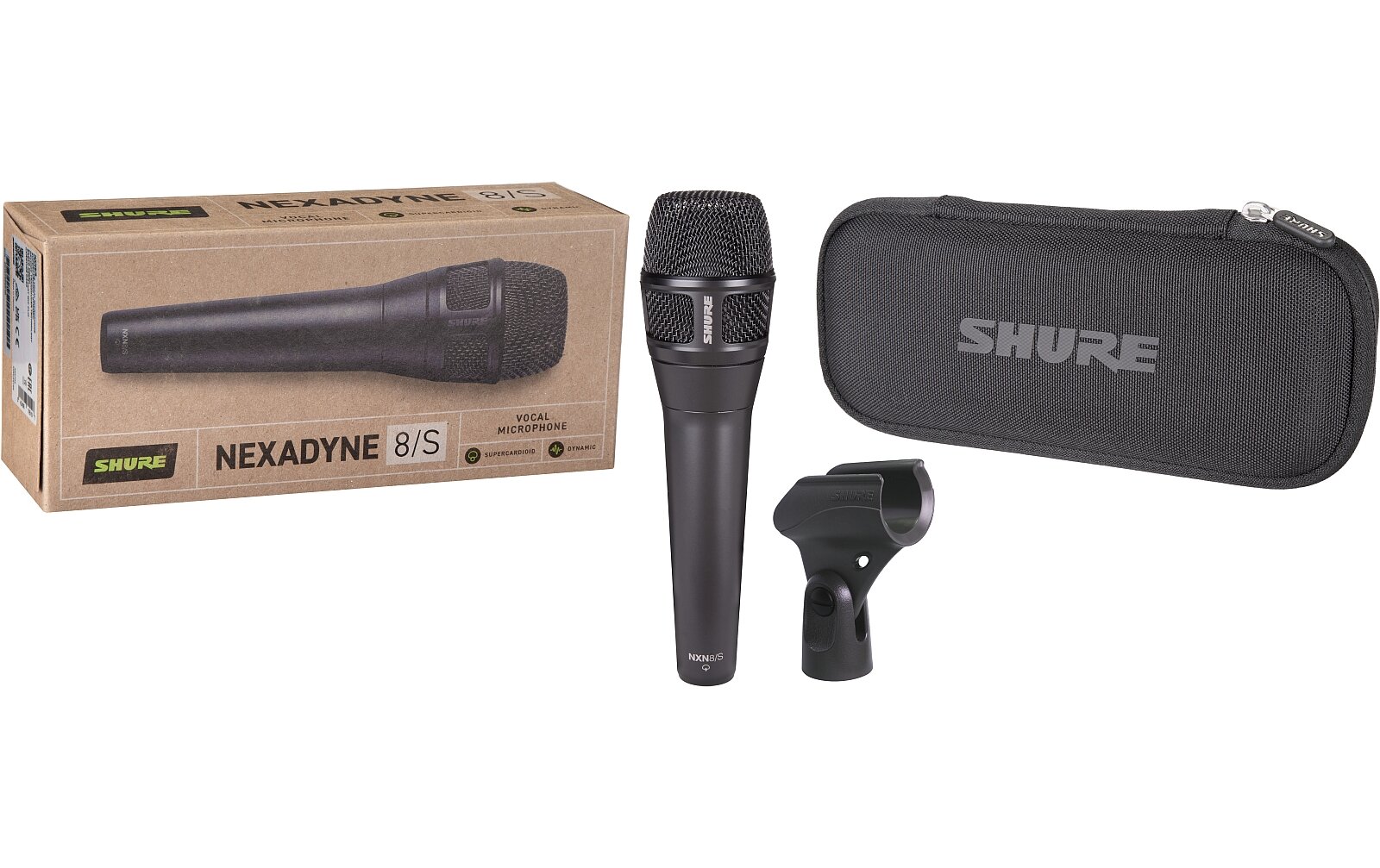 Shure Nexadyne 8/S Dynamisches Gesangsmikrofon mit Supernierencharakteristik