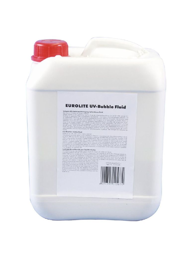 Eurolite UV-Seifenblasenfluid gelb 5l