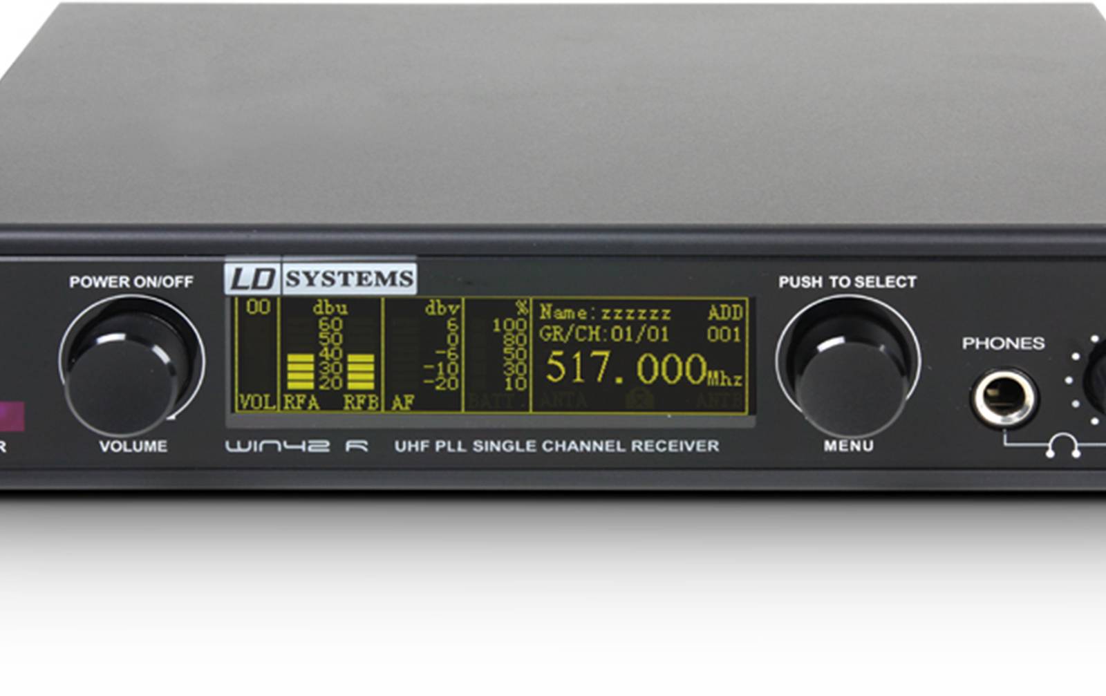 LD Systems WIN 42 BPG B 5 Funkmikrofon System mit Belt Pack und Gitarrenkabel Band 5 584 - 607 MHz