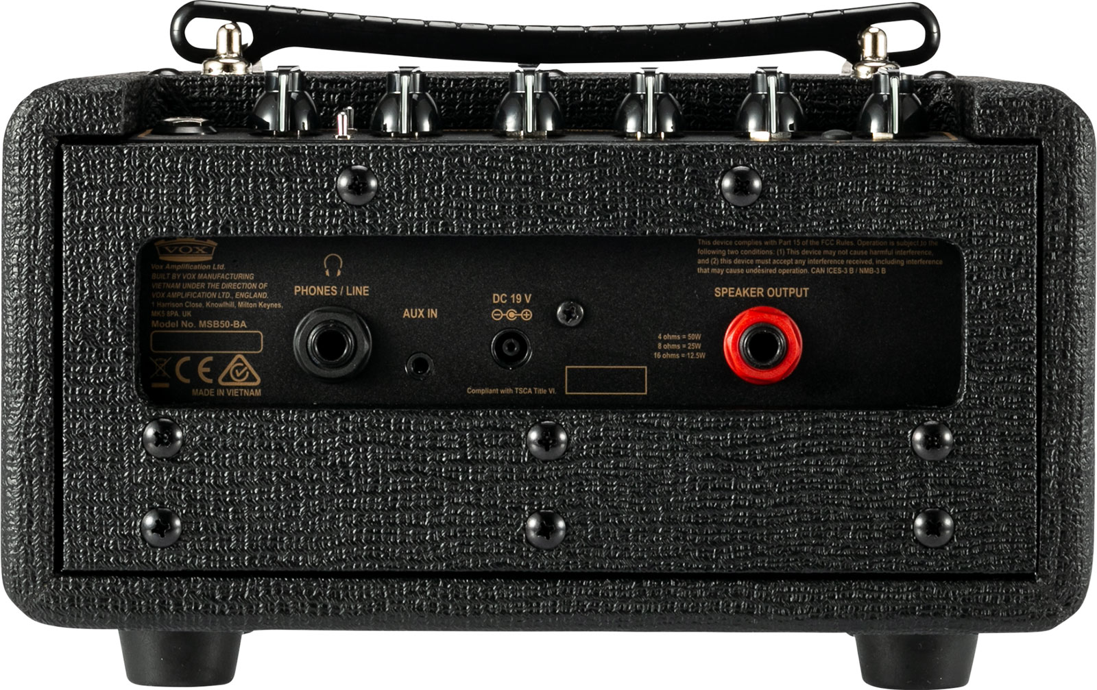 Vox MSB50 Super Beetle Bundle, Basstopteil & Box, 50W, Nutube, inkl. Ständer