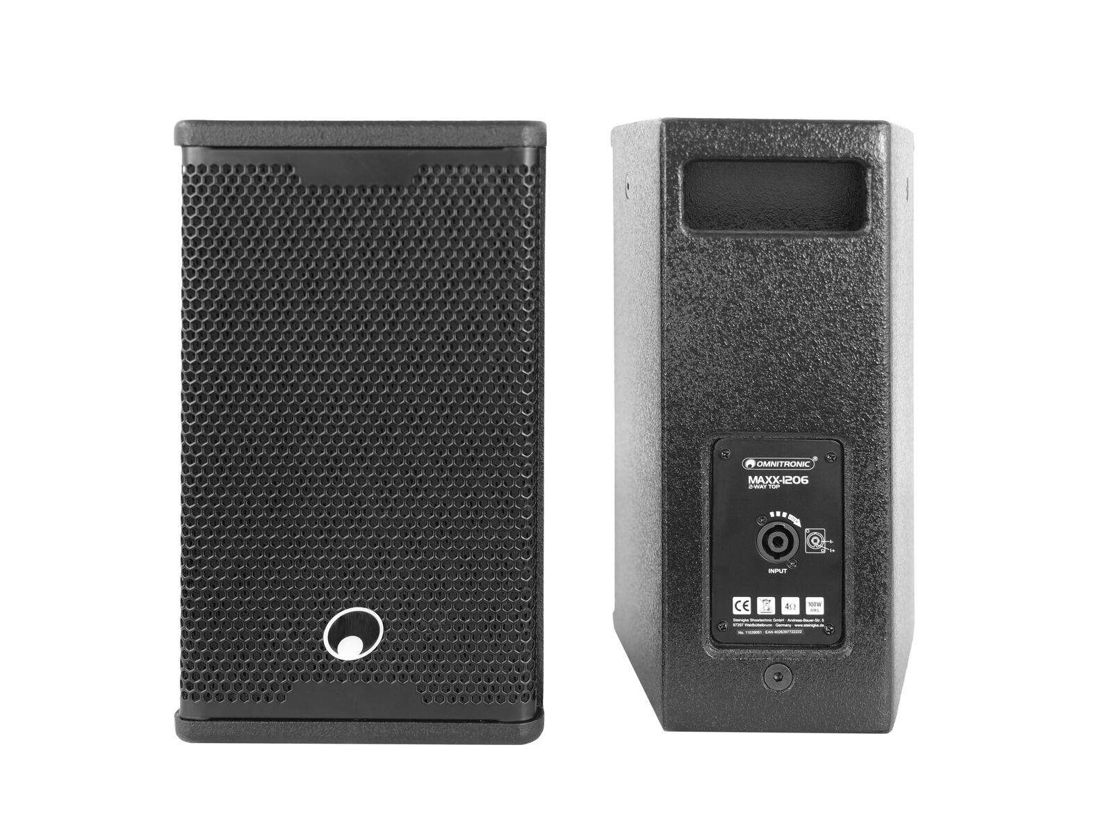 Omnitronic MAXX-1206 2-Wege Top 6,5 Zoll  2x