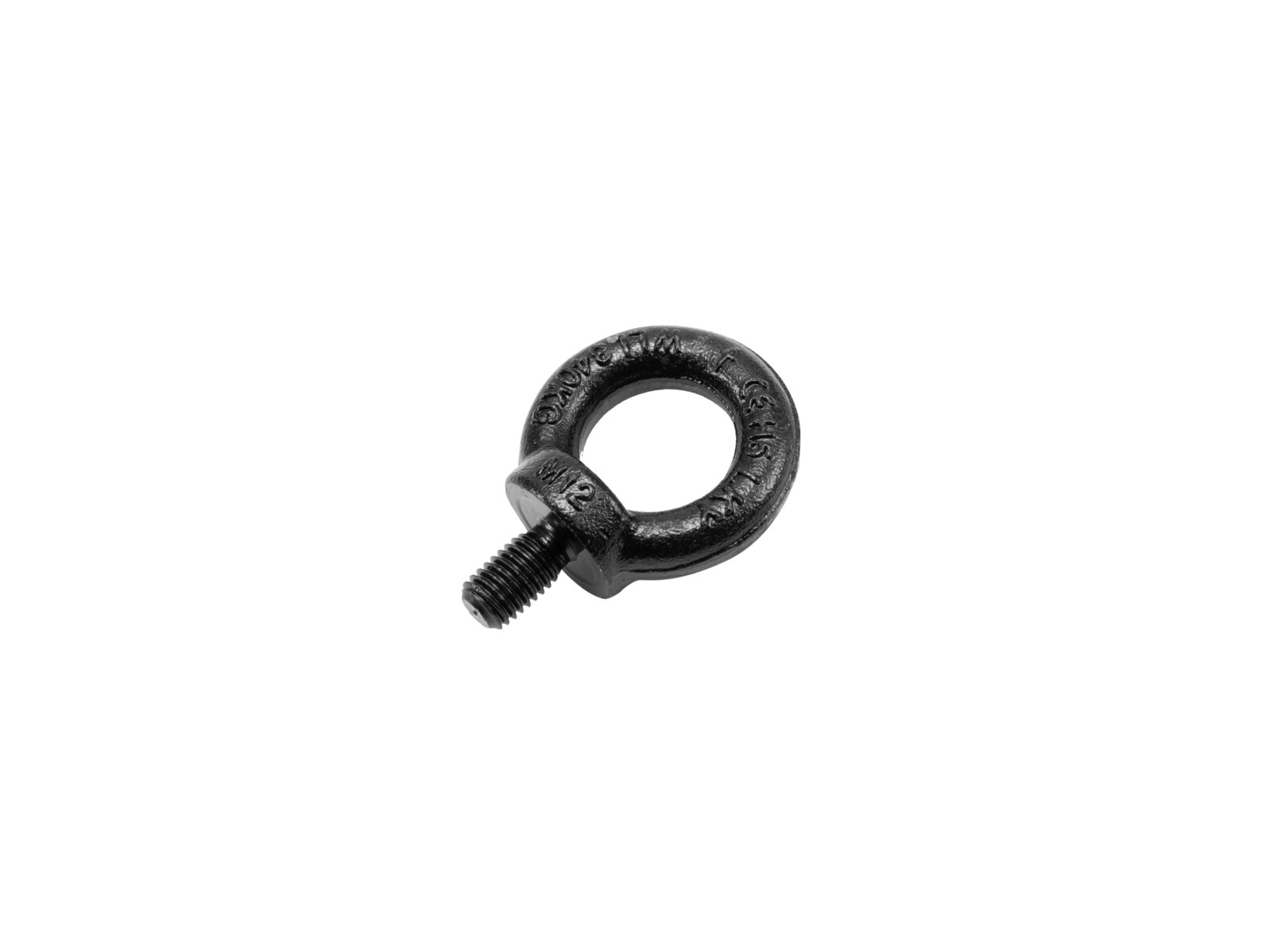 Safetex Ringschraube M12/20mm, schwarz galvanisiert DIN 580