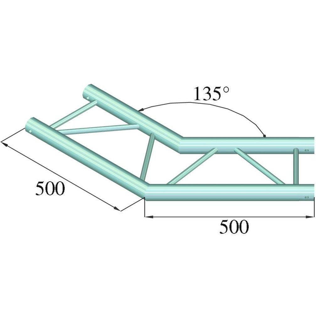 Alutruss Bilock BQ2-PAC23H 2-Weg Ecke 135°