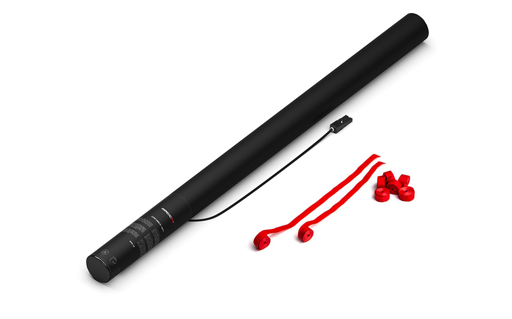 Magic FX Elektrische Luftschlangen Kanone Pro 80cm Rot