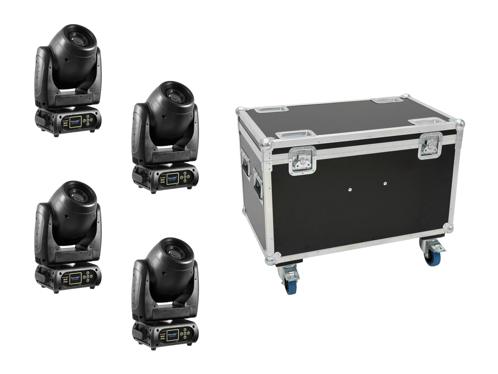 Eurolite Set 4x DMH-80 LED Spot + Case