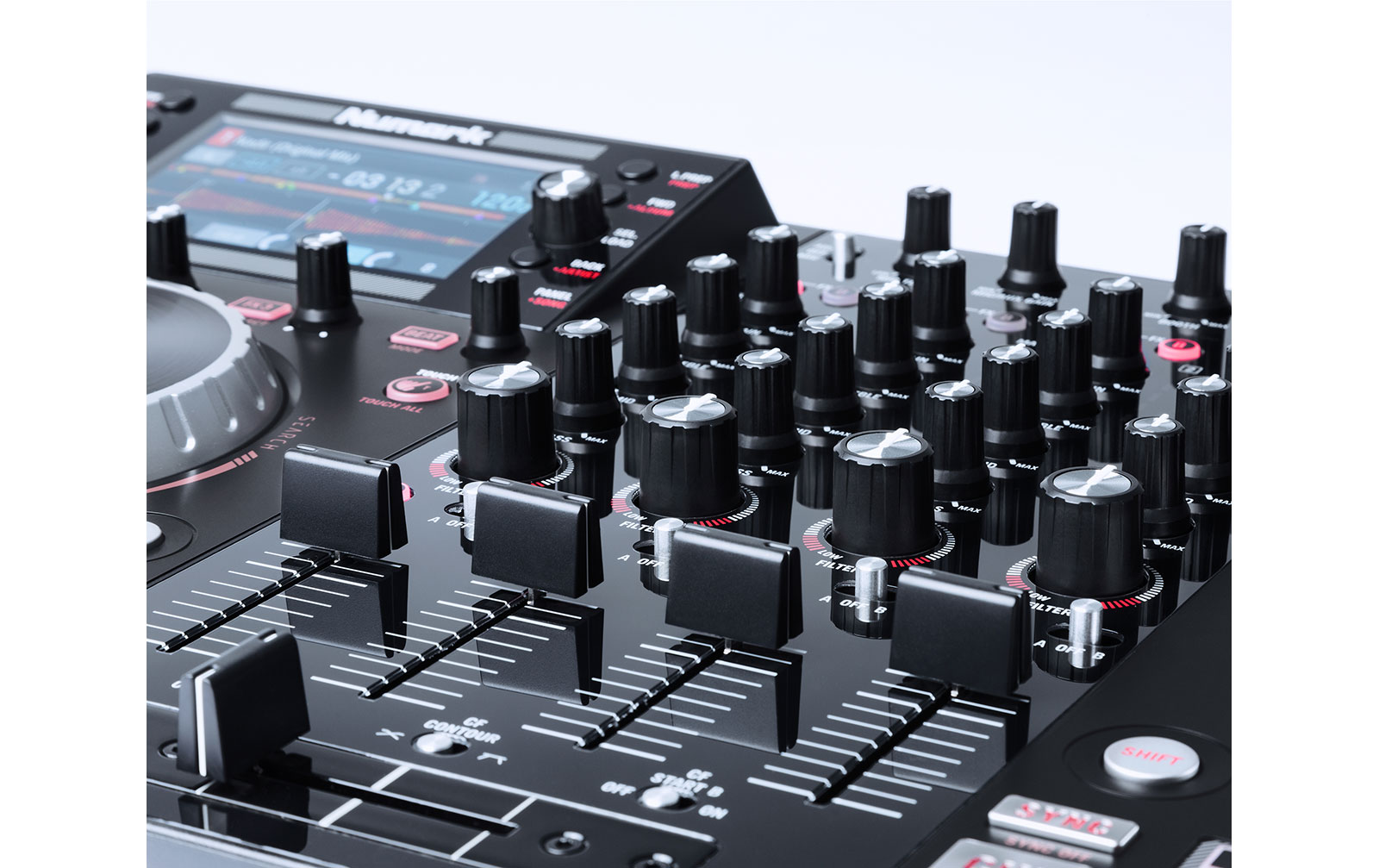 Numark NV II DJ Controller & Staubschutzcover