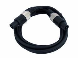 Omnitronic Lautsprecherkabel Speaker 2 x 2,5, 1,5m, schwarz