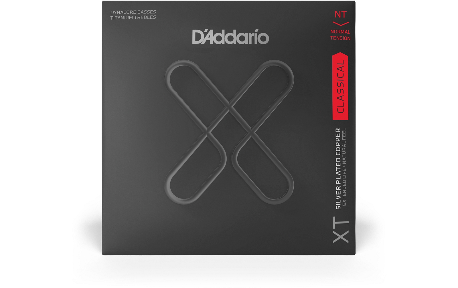 D'Addario XTC45TT, XT Classical Dynacore Titanium Saite, Normale Spannung