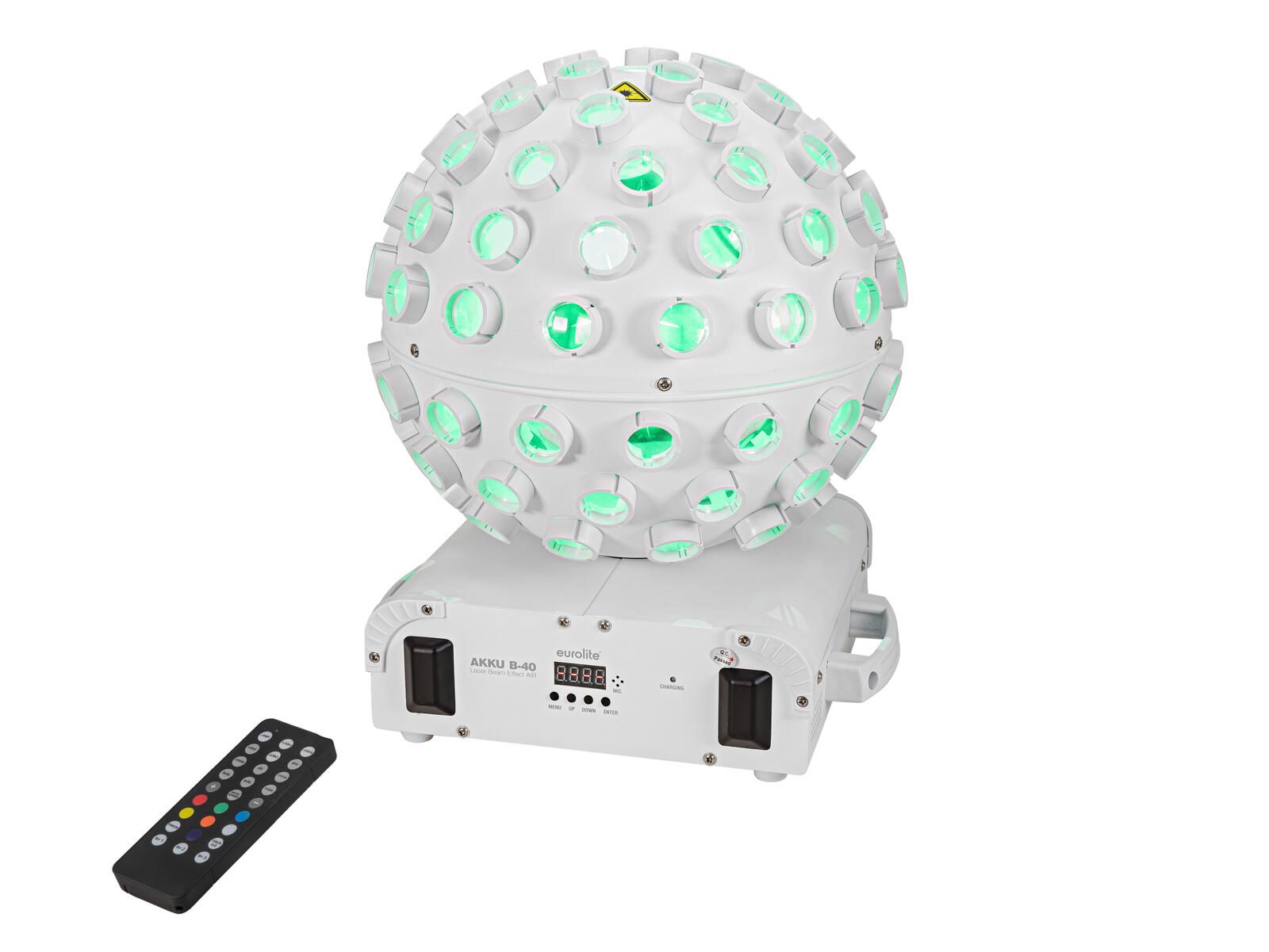 Eurolite AKKU B-40 Laser Strahleneffekt AIR weiß