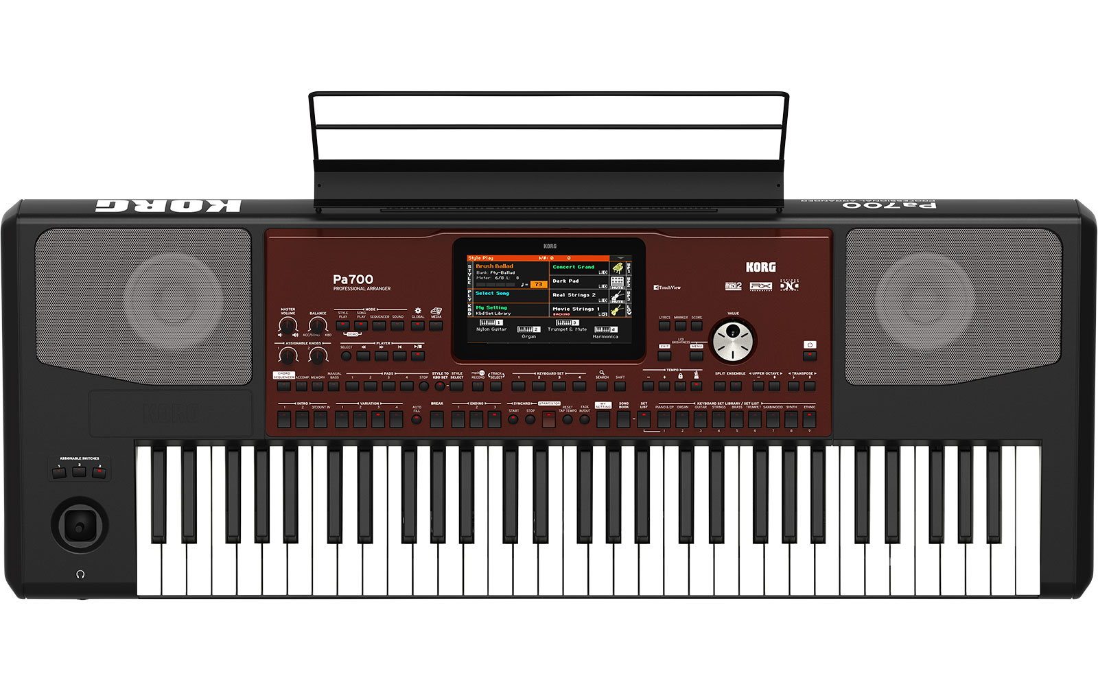 Korg Pa700 Entertainer Keyboard, 61 Tasten
