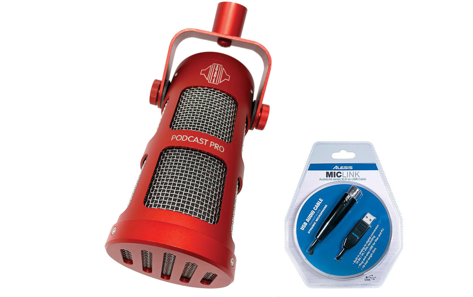 Sontronics Podcast Pro Red - USB Bundle