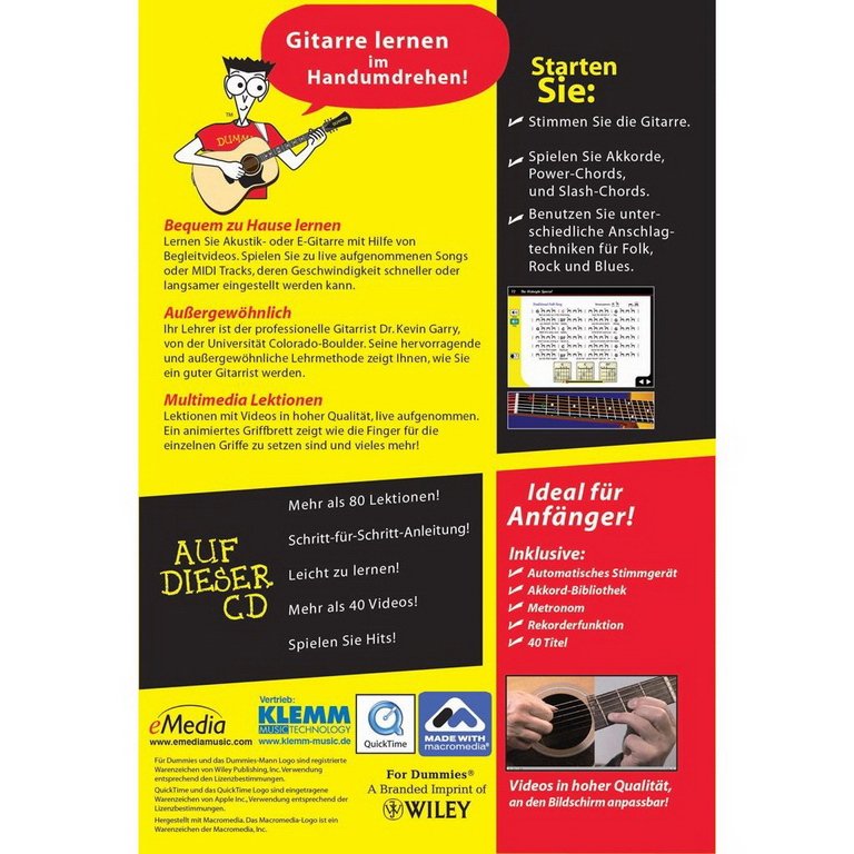 eMedia Gitarre für Dummies