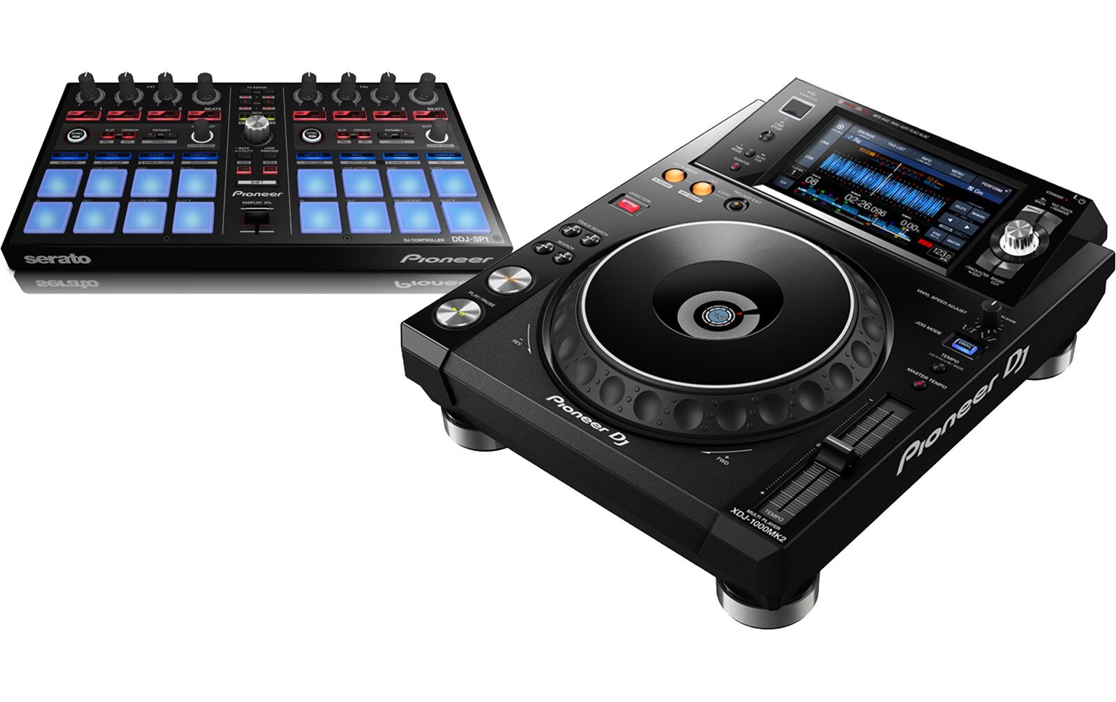Pioneer XDJ-1000 MK 2 & Pioneer DDJ-SP1 Bundle