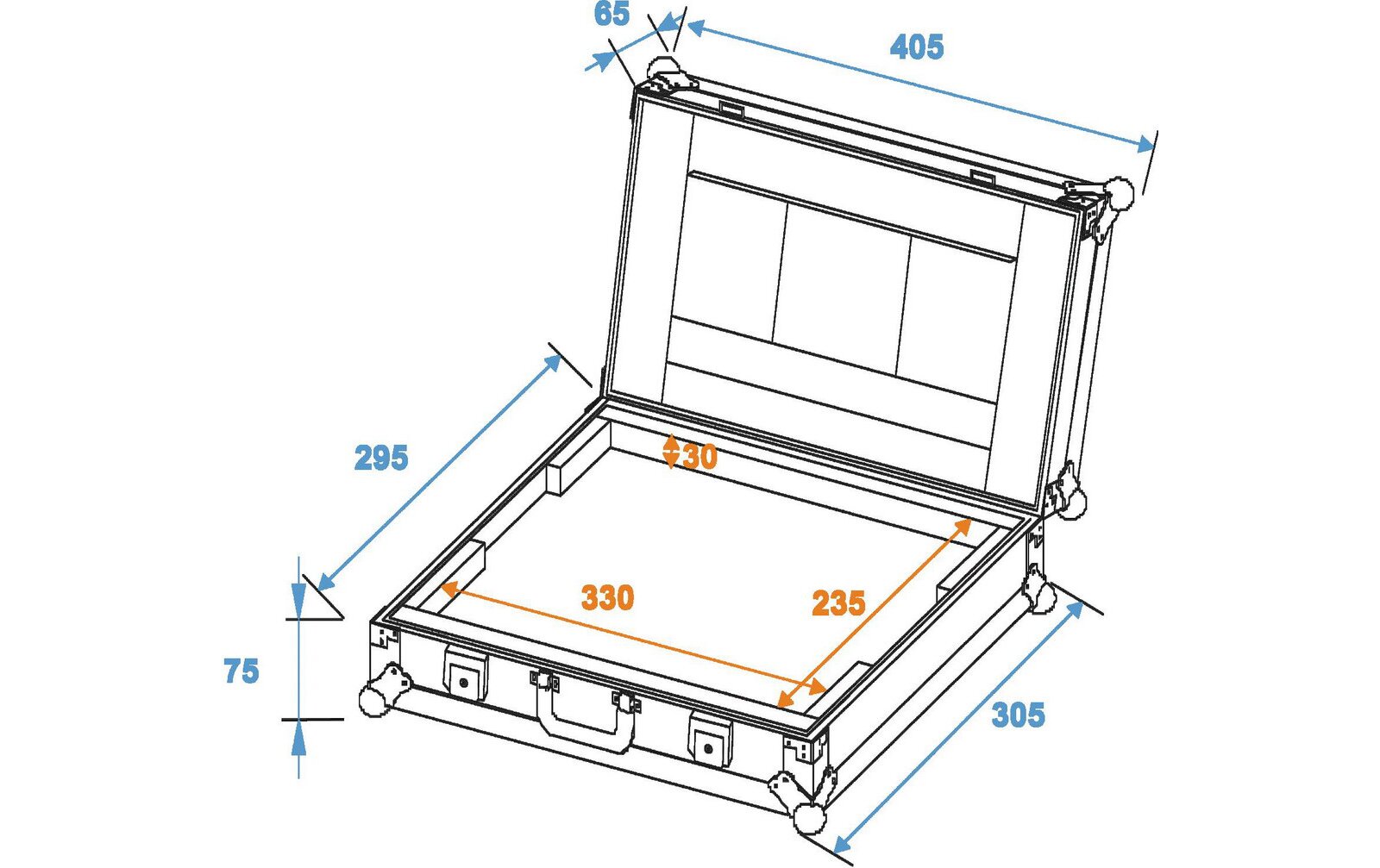 Roadinger Laptop-Case LC-13 maximal 325x230x30mm
