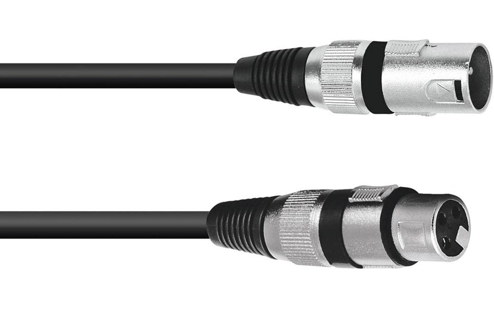 Omnitronic XLR Kabel 3pol 3m, schwarz