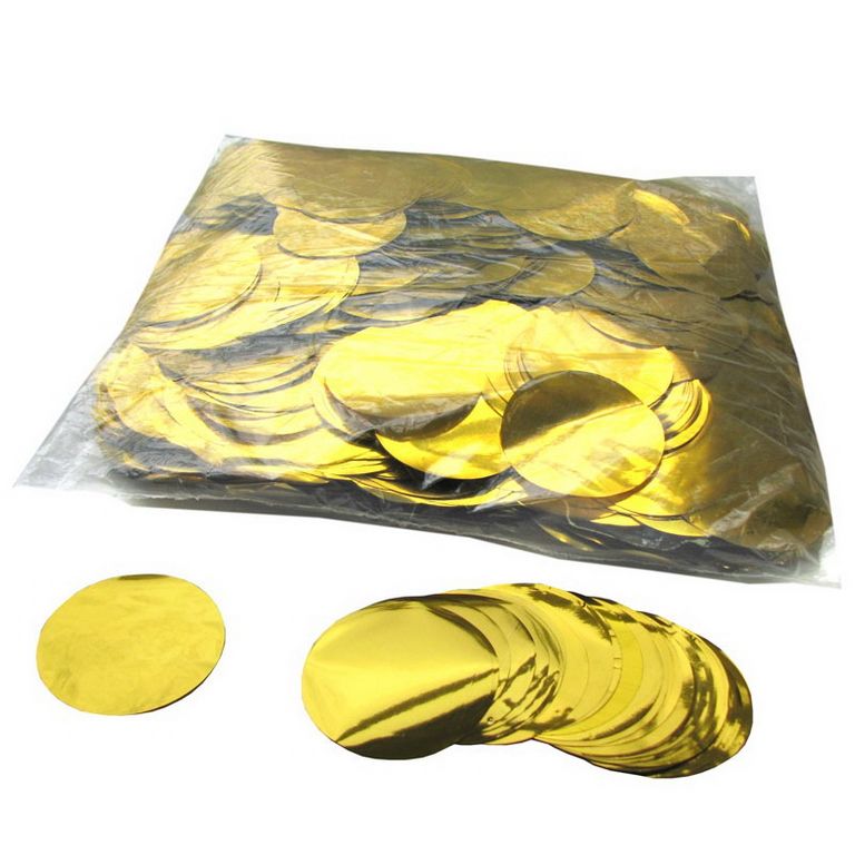 Magic FX Metallic Konfetti Kreis Ø55mm Gold Beutel