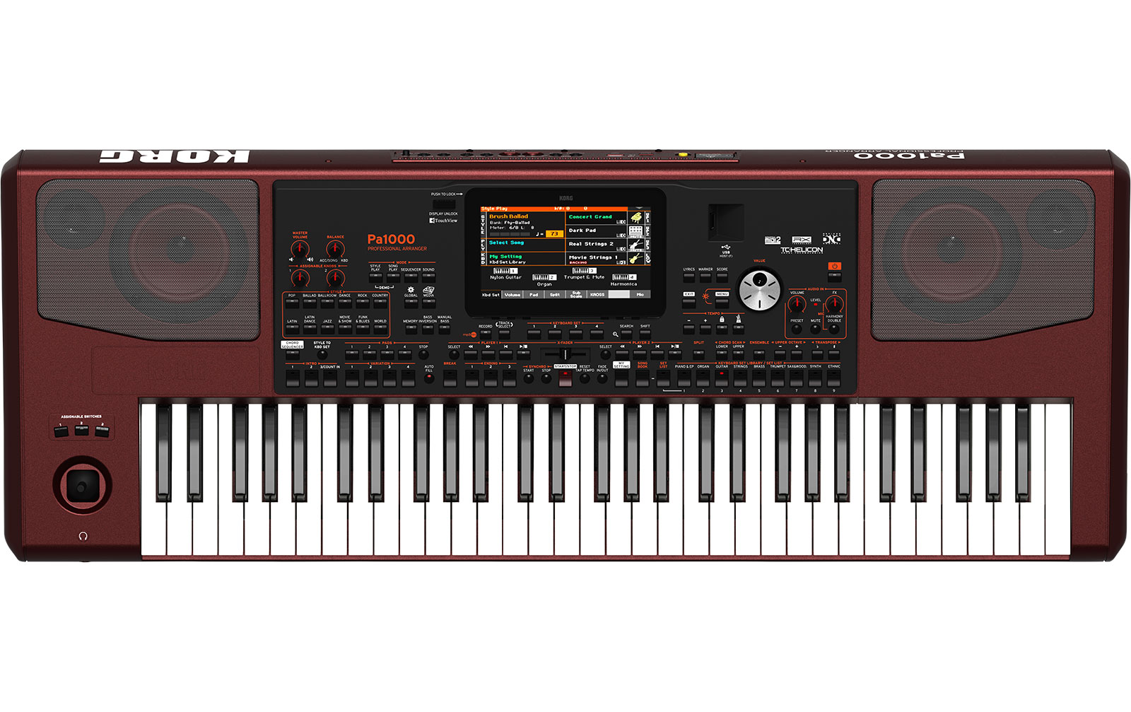 Korg Pa1000 Entertainer Keyboard, 61 Tasten
