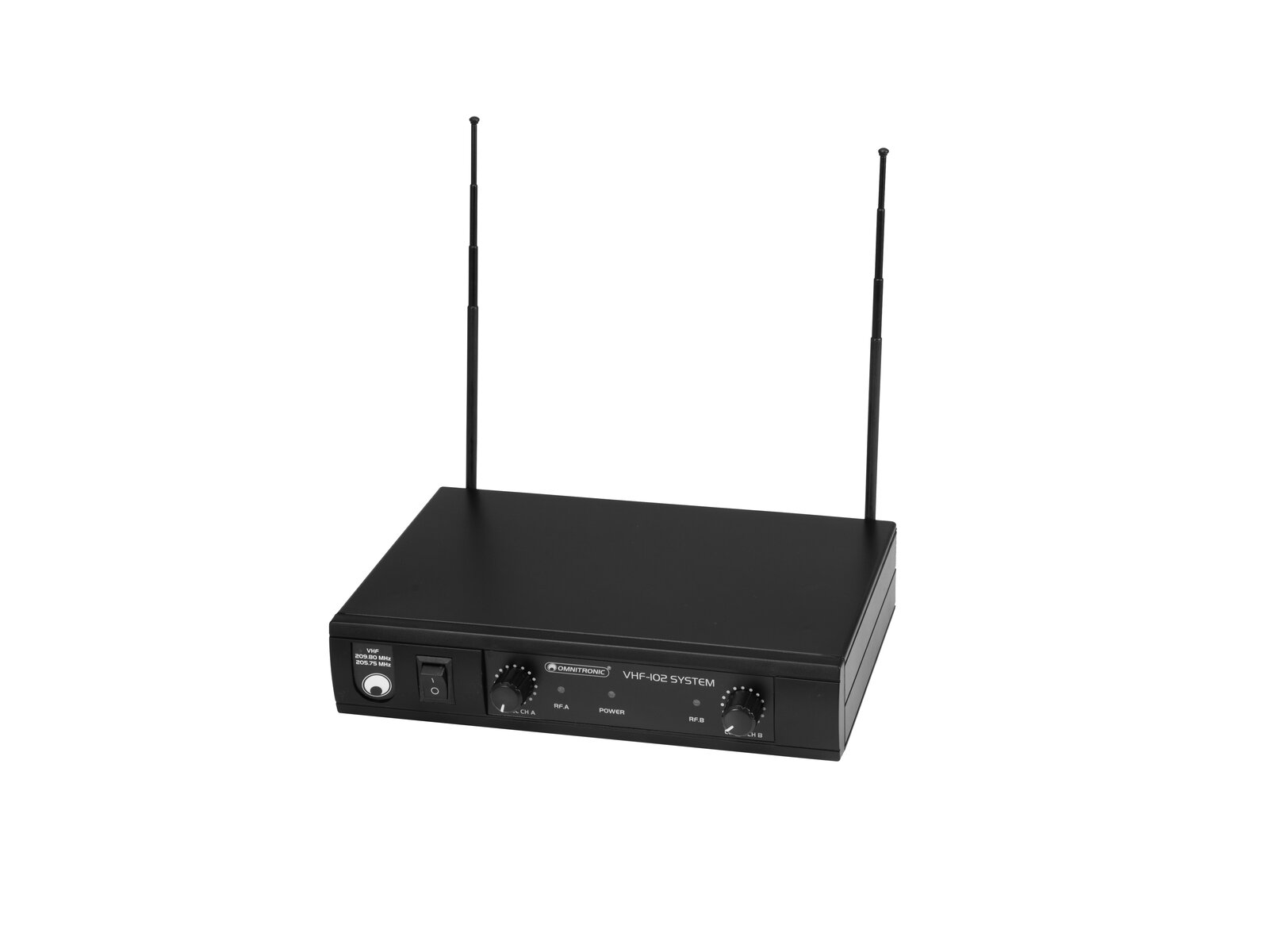 Omnitronic VHF-102 Funkmikrofon-System 209.80/205.75MHz