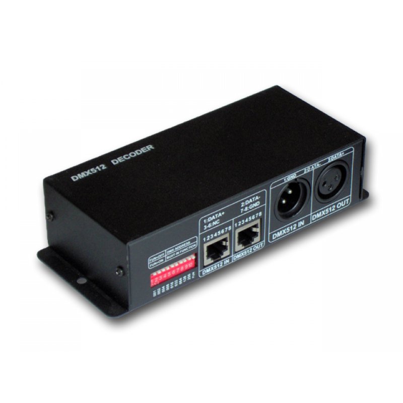 DMX Controller RGBW, 4A x 4 Kanäle, HDTV