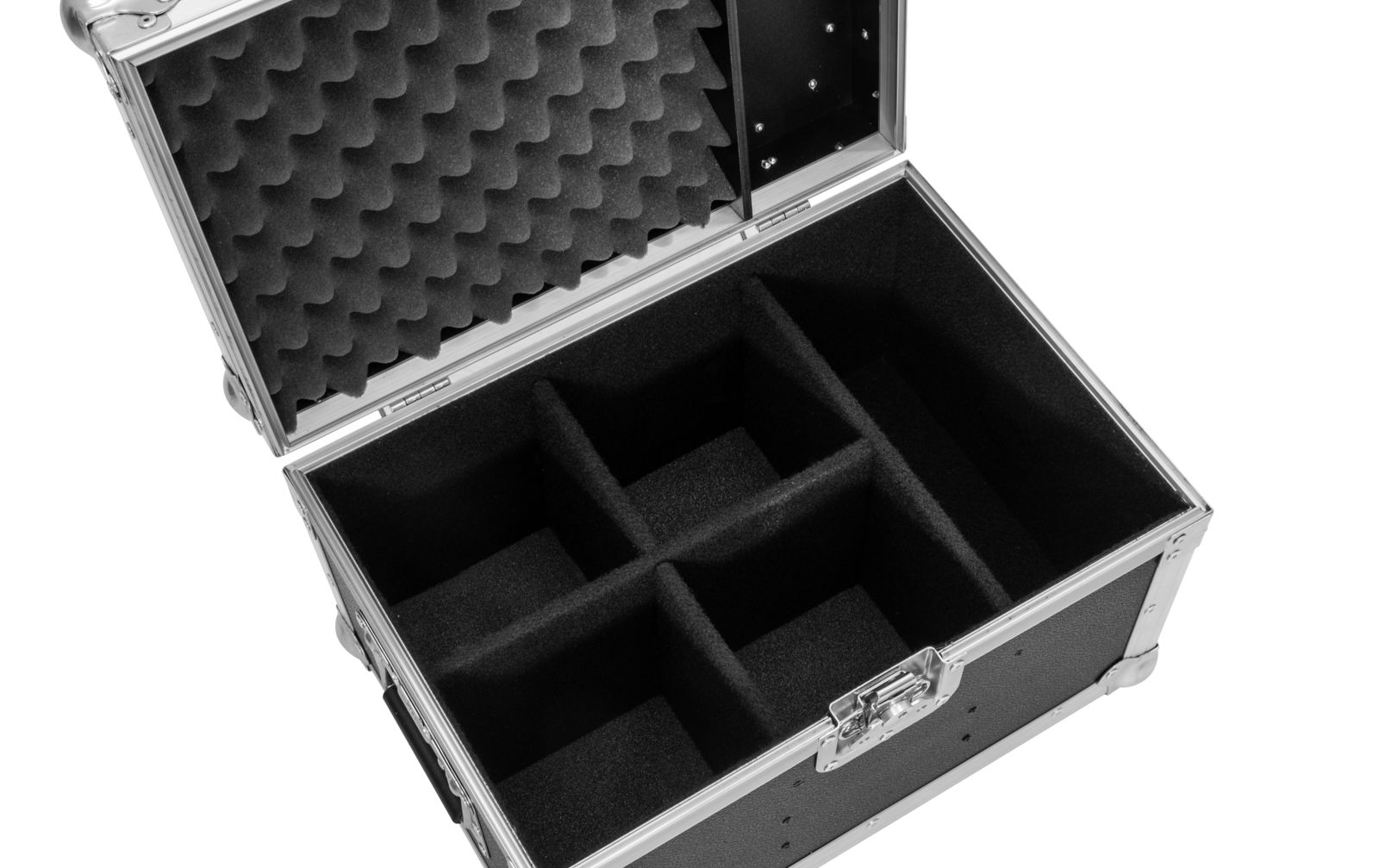 Roadinger Flightcase 4x SILENT PAR 6 QCL FLOOR