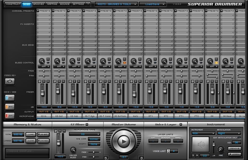ToonTrack Roots"Brushes, Rods & Mallets" SDX (Licence Key)
