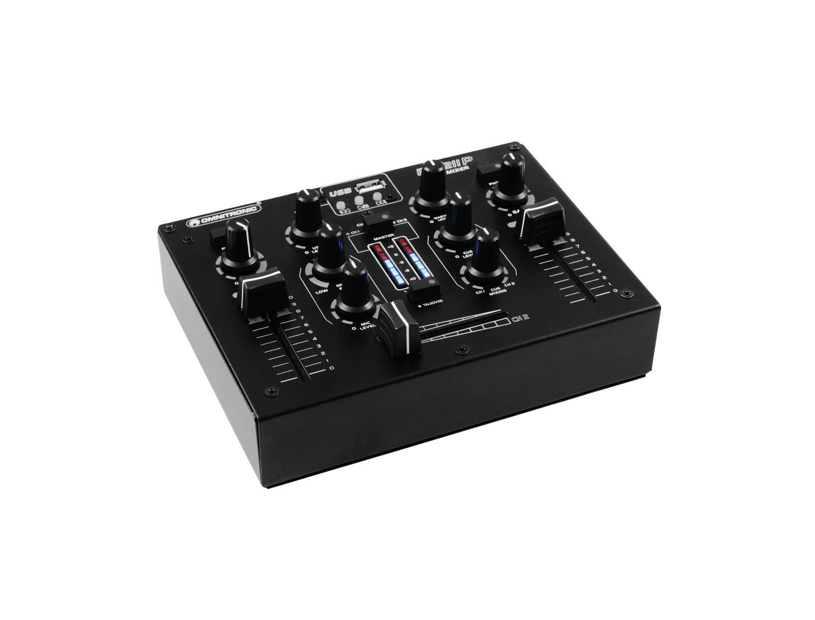 Omnitronic PM-211P DJ-Mixer mit Player