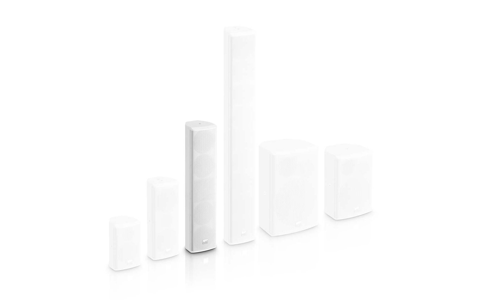 LD Systems SAT 442 G2 W - 4 x 4" Installationslautsprecher passiv weiß