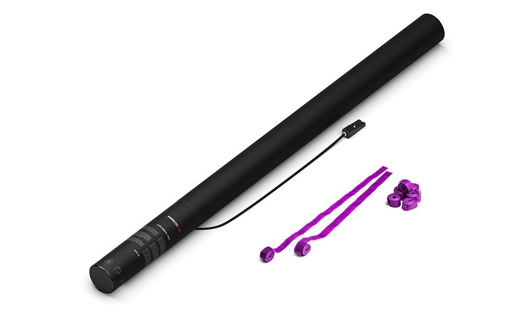 Magic FX Elektrische Luftschlangen Kanone Pro 80cm Lila