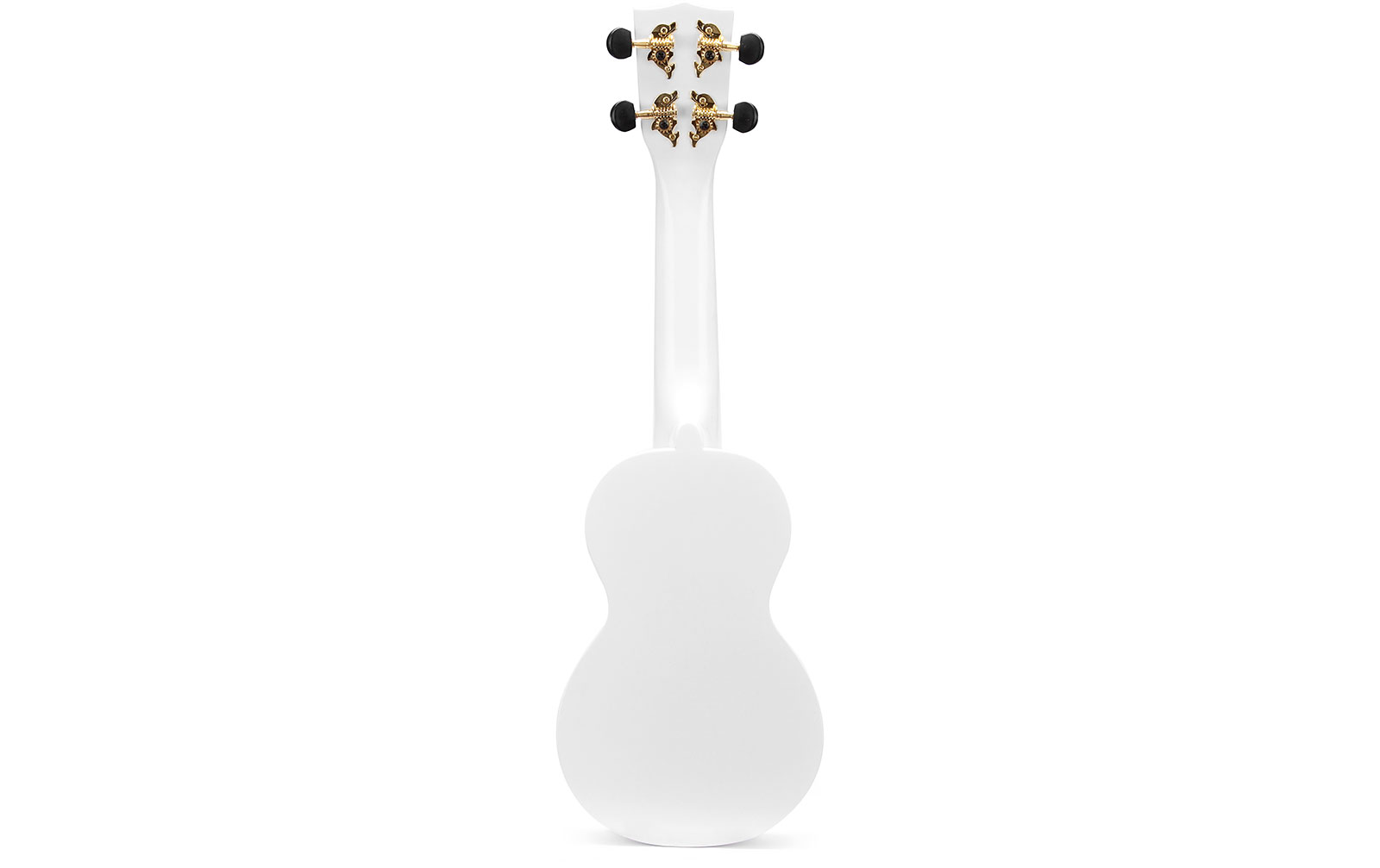 Mahalo Smiley Ukulele White