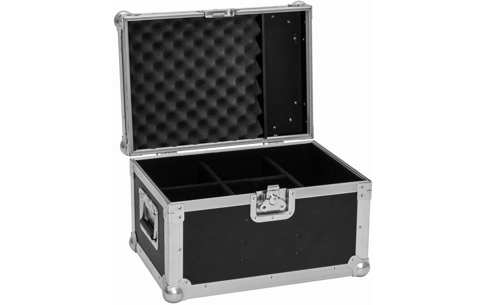 Roadinger Flightcase 4x SILENT PAR 6 QCL FLOOR