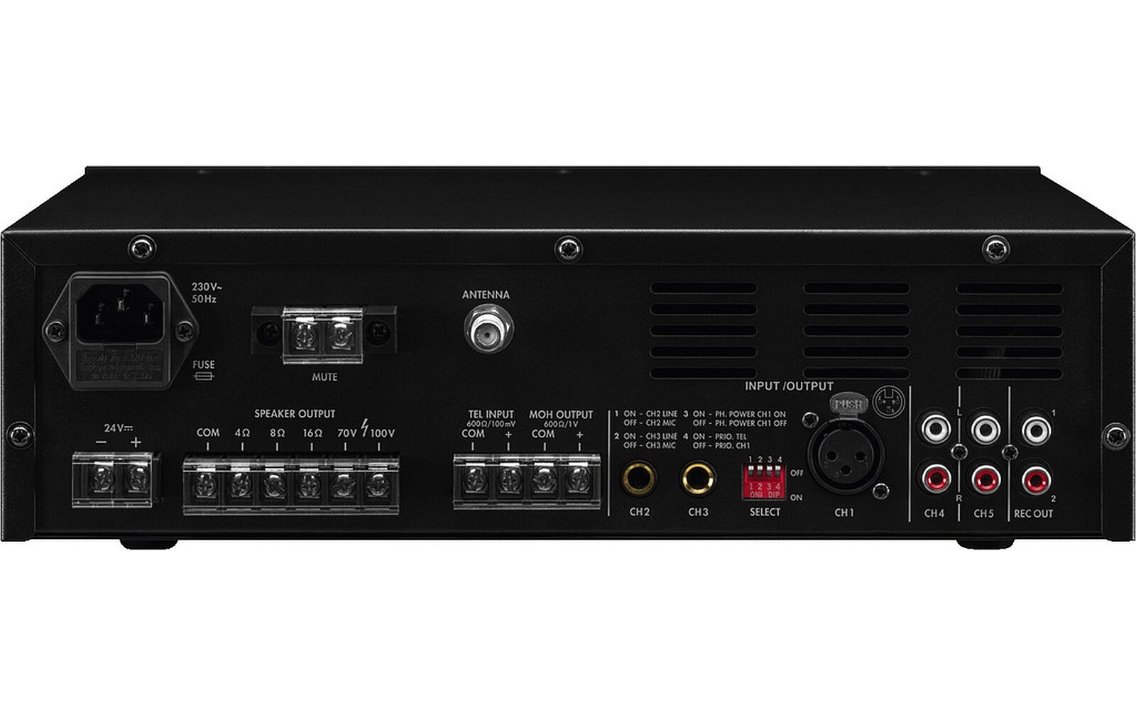 Monacor PA-803DAP ELA-Mono-Mischverstärker B-Ware