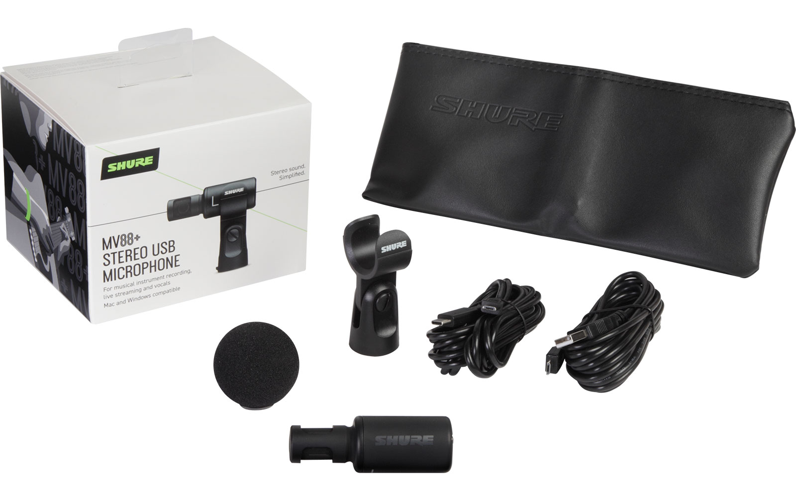 Shure MV88+Stereo USB Mikrofon