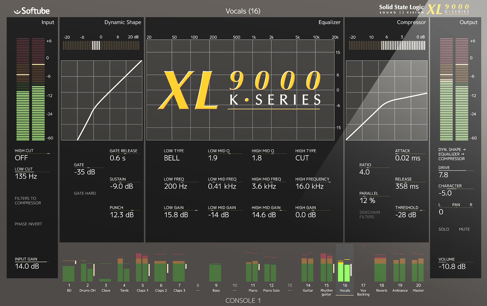 Softube Solid State Logic XL 9000 K Erweiterung für Console 1 ESD (Download)