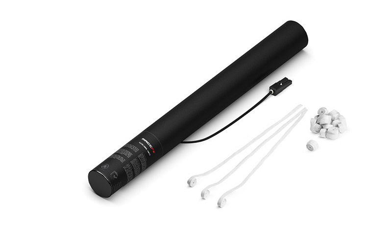 Magic FX Elektrische Luftschlangen Kanone 50cm Weiß