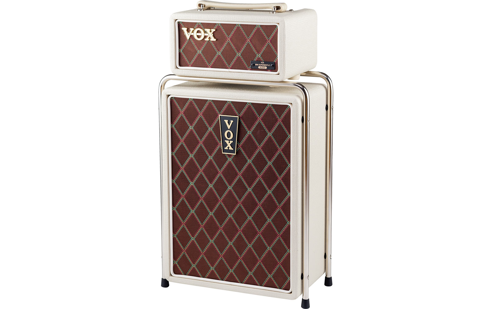 Vox MSB 50 BK Mini Super Beetle Audio 50W inkl. Stativ, weiß