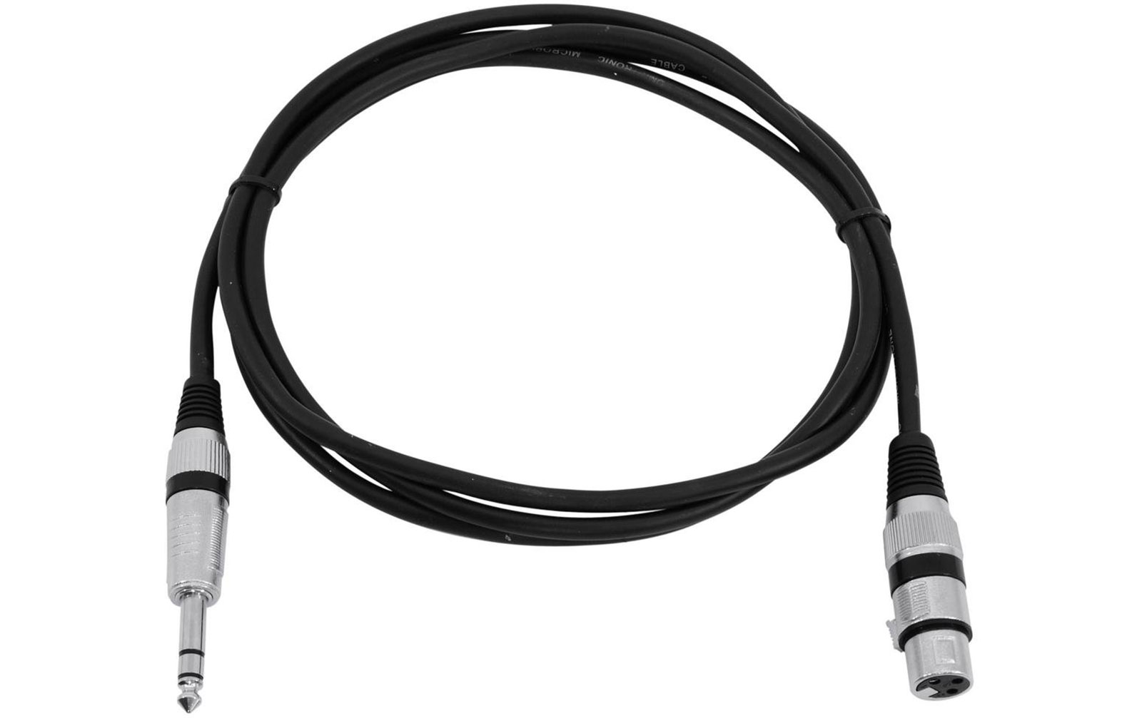 Omnitronic Adapterkabel  XLR (F) / Klinke stereo 0,9m schwarz
